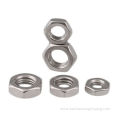 stainless steel hexagonal nut thin hex nut